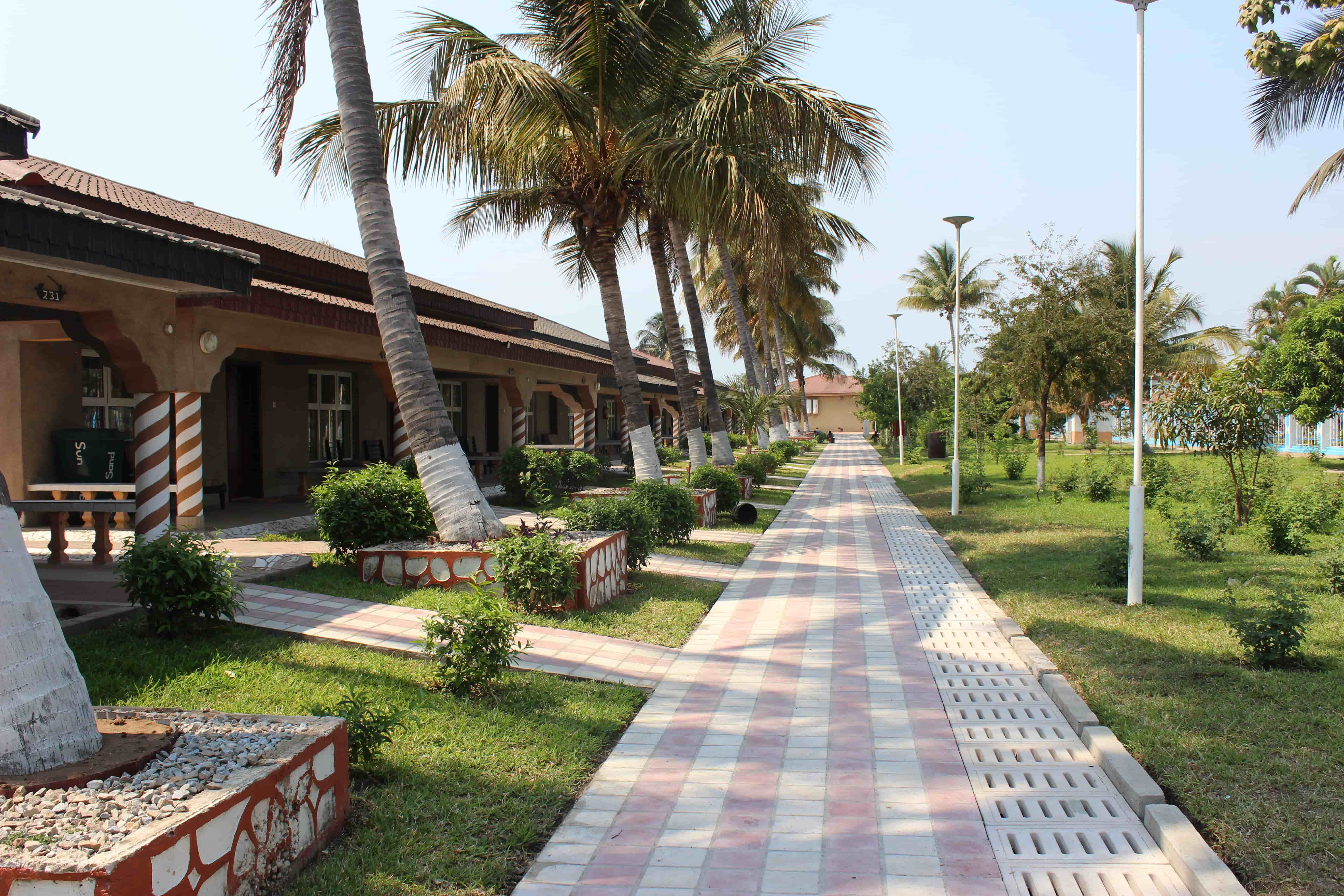 view of rooms and a pathway